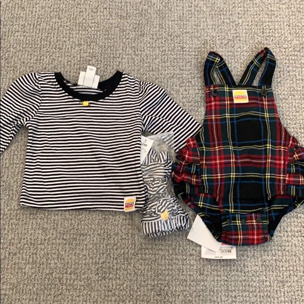 Harajuku Mini baby girl 3-piece romper set
